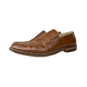 Madden Grant Brown Tan Size 9M Faux Leather Mens Slip On Loafers Square Toe